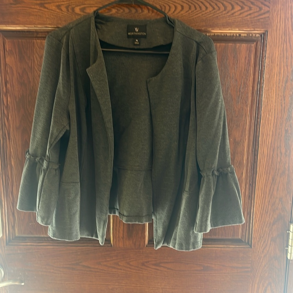 Short open front jacket